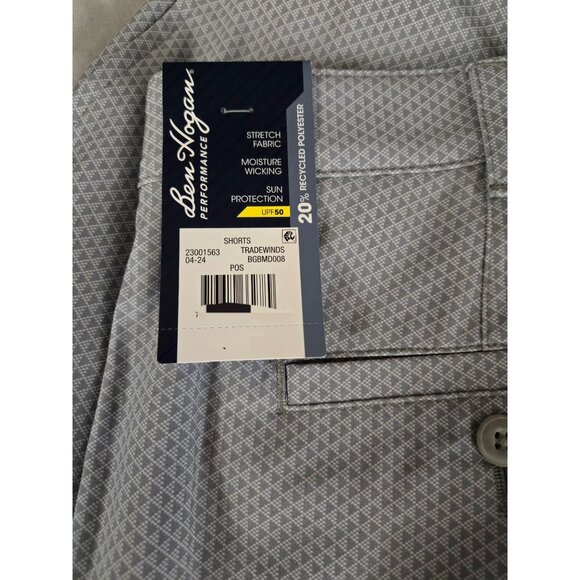 Ben Hogan Big Men’s Stretch Golf Shorts – Size 42 – SPF 50 – Moisture-Wicking - Picture 5 of 6